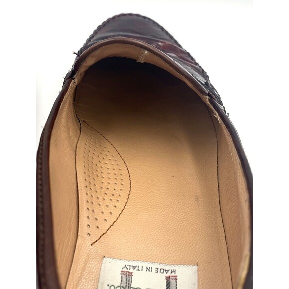 Cable & Co Vintage Men’s Size 8D Crocodile  Loafers‎ Made In Italy main image 6